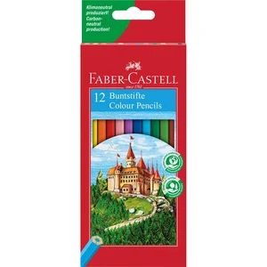 Kredki Faber-Castell Zamek 12 kolorów + temperówka