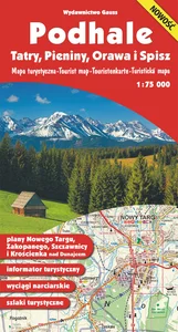 Podhale. Tatry, Pieniny, Orawa i Spisz. Mapa turystyczna 1:75 000 wyd. 3