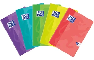 Zeszyt A5 Oxford Sweet w trzy linie 16 kartek 10 sztuk mix