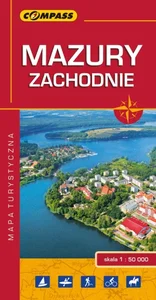 Mazury Zachodnie Mapa turystyczna 1:50 000