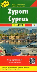 Cypr mapa 1:150 000 Cypr mapa 1:150 000