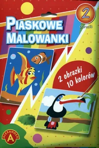 Piaskowa Malowanka Rybka Tukan