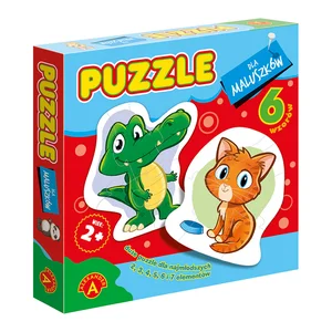 Puzzle dla maluszków krokodyl