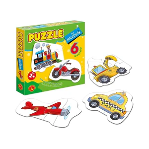 Puzzle dla maluszków lokomotywa