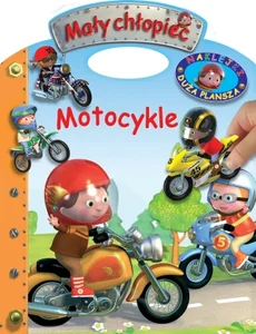 Mały chłopiec Motocykle Naklejki Duża plansza