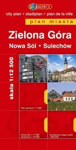 Zielona Góra. Plan miasta w skali 1:12 500. Europilot