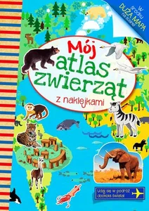 Mój atlas zwierząt z naklejkami