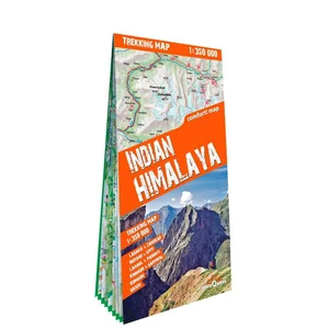 Himalaje Indyjskie (Indian Himalaya) laminowana mapa trekkingowa 1:350 000