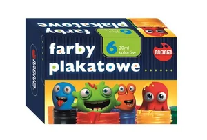 Farby plakatowe Mona 6 kolorów