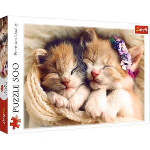 Puzzle Śpiące kotki 500
