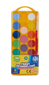 Farby akwarelowe Astra 18 kolorów