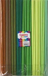 Bibuła marszczona Happy Color tonacja zielona Bibuła marszczona Happy Color tonacja zielona