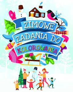Zimowe zadania do kolorowania