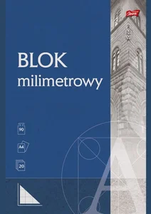 Blok milimetrowy A4 20 kartek