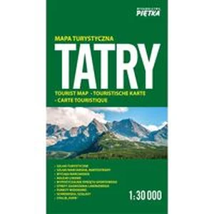 Tatry mapa turystyczna 1:30 000 Tatry mapa turystyczna 1:30 000