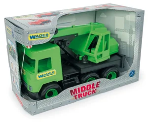 Middle Truck Dźwig zielony w kartonie Middle Truck Dźwig zielony w kartonie