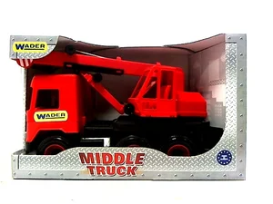 Middle Truck Dźwig czerwony w kartonie