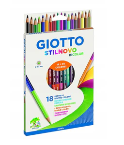 Giotto Kredki dwustronne 18 sztuk