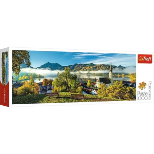 Puzzle 1000 Panorama Nad jeziorem Schliersee