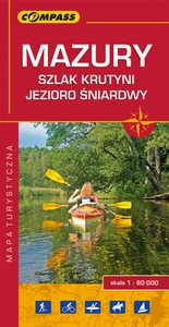 Mazury - Szlak Krutyni, J. Śniardwy Mapa turystyczna 1:60 000