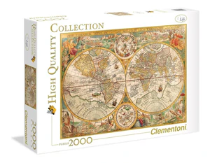 Puzzle High Quality Collection 2000 Ancient Map