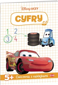 Disney uczy Cyfry Ćwiczenia z naklejkami