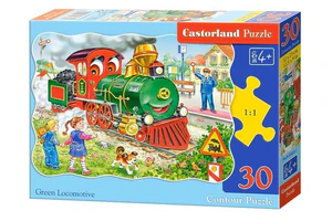 Puzzle Green Locomotive 30