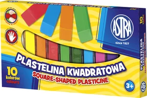 Plastelina kwadratowa 10 kolorów Plastelina kwadratowa 10 kolorów