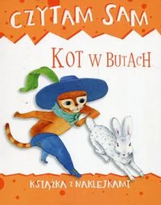 Czytam sam Kot w butach Książka z naklejkami