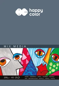 Blok Mix Media A5 25 kartek Blok Mix Media A5 25 kartek