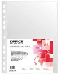 Koszulka na dokumenty Office A4 krystaliczna 100 sztuk
