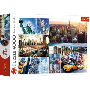 Puzzle Nowy Jork - kolaż 4000 Puzzle Nowy Jork - kolaż 4000
