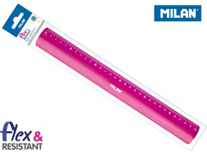 Linijka Milan 30 cm różowa