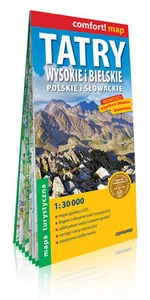 Tatry Wysokie i Bielskie polskie i słowackie laminowana mapa turystyczna 1:30 000 Tatry Wysokie i Bielskie polskie i słowackie laminowana mapa turystyczna 1:30 000