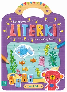 Kolorowe literki z naklejkami od 5 lat Kolorowe literki z naklejkami od 5 lat