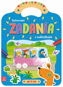 Kolorowe zadania z naklejkami od 5 lat Kolorowe zadania z naklejkami od 5 lat