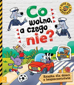 Co wolno, a czego nie Książka o bezpieczeństwie dla dzieci z naklejkami