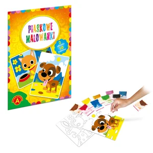 Piaskowe malowanki Piesek, kotek Piaskowe malowanki Piesek, kotek