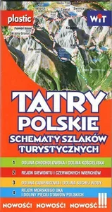 Schematy szlaków turystycznych. Tatry mapa Schematy szlaków turystycznych. Tatry mapa