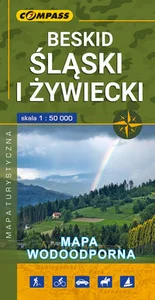 Beskid Śląski i Żywiecki mapa turystyczna 1:50 000 mapa wodoodporna Beskid Śląski i Żywiecki mapa turystyczna 1:50 000 mapa wodoodporna