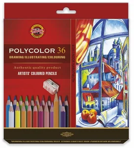 Kredki ołówkowe Polycolor 36 kolorów