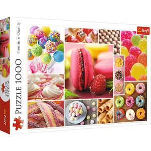 Puzzle Cukierki kolaż 1000