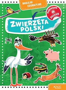 Naklejki edukacyjne Zwierzęta Polski Naklejki edukacyjne Zwierzęta Polski