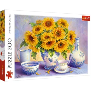 Puzzle Słoneczniki 500