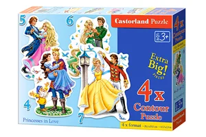 Puzzle 4-5-6-7 Princesses in Love B-04461
