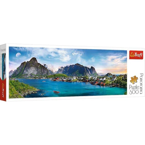 Puzzle Panorama Archipelag Lofoty 500