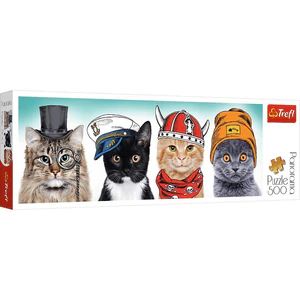 Puzzle Panorama Puszysta ekipa 500