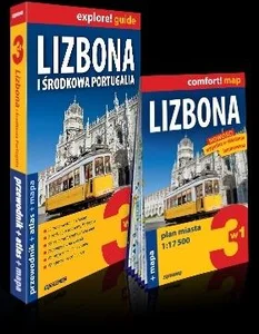 Lizbona i środkowa Portugalia 3w1 Przewodnik+atlas+mapa