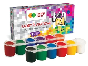 Farby plakatowe Tempera 12x25 ml