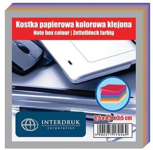 Kostka papierowa kolor 85x85x35mm